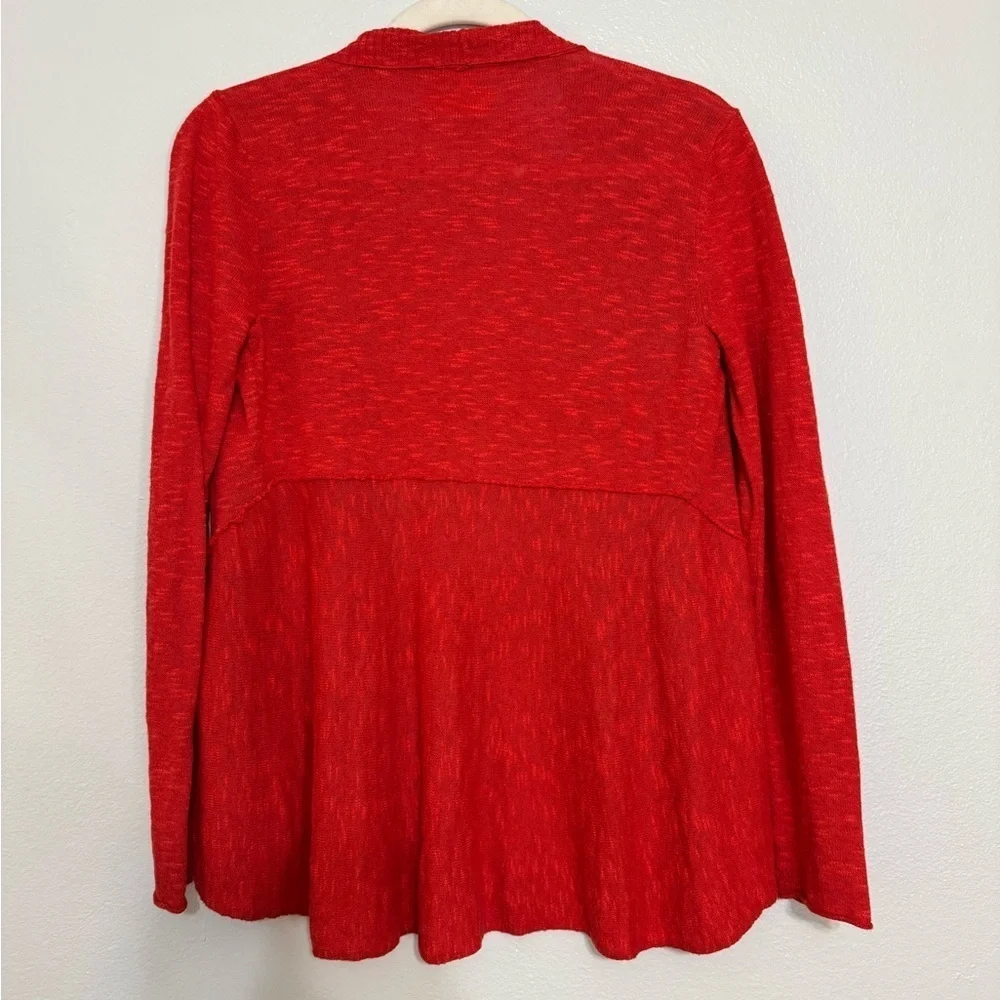 Eileen Fisher Linen Cotton Open Cardigan